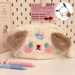 Trousse a crayons en peluche, sac a stylos de dessin mignon, pochette de grande capacité, papeterie coréenne, ... Trousse a crayons en peluche, sac a stylos de dessin mignon, pochette de grande capacité, papeterie coréenne, ...