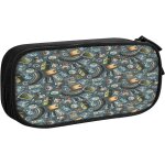 Trousse a crayons pi�ces de monnaie cartes de cr�dit boussole, grande capacit� grande pochette porte ...