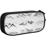 Trousse a crayons pi�ces de monnaie cartes de cr�dit boussole, grande capacit� grande pochette porte ...