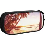 Trousse a crayons plage et� vacances vacances, grande capacit� grande pochette porte - stylo