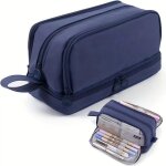 Trousse a crayons portable de grande capacité, résistante aux rayures, fournitures scolaires et de bureau ... Trousse a crayons portable de grande capacité, résistante aux rayures, fournitures scolaires et de bureau ...