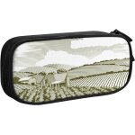 Trousse a crayons pose technique de m�ditation orientale, grande capacit� grande pochette porte - stylo ...