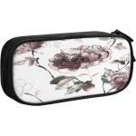 Trousse a crayons quartz rose argent brillant, grande capacit� grande pochette porte - stylo