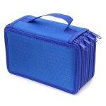 Trousse a crayons a quatre couches, 72 trous, grande capacit, sac de rangement pour stylos kawaii, papeterie ...