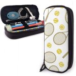 Trousse �� crayons raquettes de tennis balles ��tui �� crayons en cuir compartiments ��tui �� crayons ...