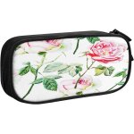 Trousse a crayons red bloom roses blossom, grande capacit� grande pochette porte - stylo