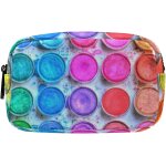 Trousse a crayons rtro en cuir imprim avec robots rouges - trousse multifonction pour crayons et stylos ...