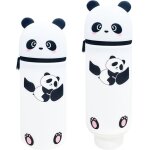Trousse a crayons en silicone avec motif animal, trousse silicone verticale, fermeture eclair en silicone ...
