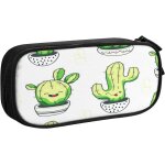 Trousse a crayons sky summer landscape vert, grande capacit grande pochette porte - stylo