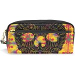 Trousse a crayons style tissu de boue vert citron pour etudiants, bureau, collge, collge, collge