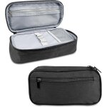 Trousse crayon stylo, pencil case, plumier, etui stylo, grande capacit�, trousse pliable zipp�e en toile, ...