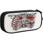 Trousse a crayons taille pointill� color� tropical, grande capacit� grande pochette porte - stylo