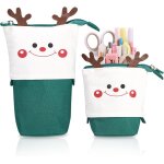 Trousse crayon t�lescopique, trousse scolaire a fermeture eclair, 2 en 1 trouse sur pied, trousse scolaire ...