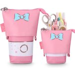 Trousse crayon t�lescopique, trousse scolaire a fermeture eclair, 2 en 1 trouse sur pied, trousse scolaire ...