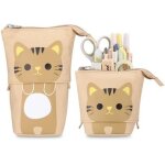 Trousse crayon t�lescopique, trousse scolaire a fermeture eclair, 2 en 1 trouse sur pied, trousse scolaire ...