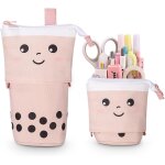 Trousse crayon t�lescopique, trousse scolaire a fermeture eclair, 2 en 1 trouse sur pied, trousse scolaire ...