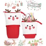 Trousse crayon t�lescopique, trousse scolaire a fermeture eclair, 2 en 1 trouse sur pied, trousse scolaire ...