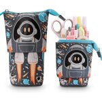 Trousse crayon t�lescopique, trousse scolaire a fermeture eclair, 2 en 1 trouse sur pied, trousse scolaire ...