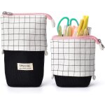 Trousse a crayons t�lescopique en toile durable - trousses a crayons pour gar�ons, filles, etudiants ...