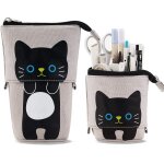 Trousse a crayons tlescopique en toile durable avec motif de chat mignon - etuis a crayons pour garons ...
