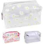 Trousse a crayons tendance pour filles et enfants - rose transparent - c?urs arc - en - ciel - lopard ...