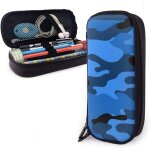 Trousse a crayons en toile avec feuilles de palmier et plantes monstera vert luxuriant 21 x 5, 5 x 5 ...