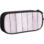 Trousse a crayons triangles g�om�triques g�om�triques beige, grande capacit� grande pochette porte - ...