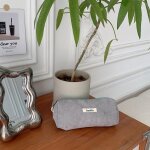 Trousse a crayons en velours ctel, trousse a crayons de grande capacit, papeterie, fournitures scolaires, ...