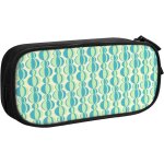 Trousse a crayons vert bleu boules de diff�rentes tailles, grande capacit� grande pochette porte - stylo ...