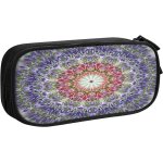 Trousse a crayons vert date floral pois, grande capacit grande pochette porte - stylo
