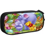 Trousse a crayons winnie l'ourson pour gar�ons, enfants, fournitures scolaires, motifs ovales, cadeaux ...