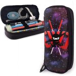 Trousse en cuir imperm�able grande capacit� avec fermeture eclair pour l'�cole, le bureau, les voyages ...