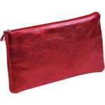 Trousse cuir plate clairefontaine cuiris� rouge