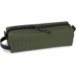 Trousse design bent en tissus recycls de qualit suprieure, vert olive, taille unique