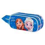 Trousse double 3d - disney la reine des neiges 2 (frozen) dream - bleu - taille unique