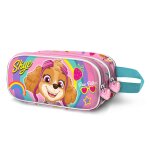Trousse double 3d - la pat' patrouille happy - rose - taille unique
