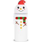 Trousse ecole 2 en 1 en silicone souple kawaii, porte - plume, fermeture eclair en silicone, pochette ...