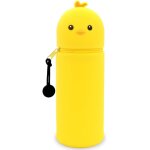 Trousse ecole 2 en 1 en silicone souple kawaii, porte - plume, fermeture eclair, pochette de stylo, crayons, ... Trousse ecole 2 en 1 en silicone souple kawaii, porte - plume, fermeture eclair, pochette de stylo, crayons, ...