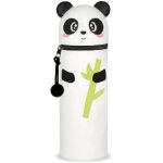 Trousse ecole 2 en 1 en silicone souple porte - plume, fermeture eclair en silicone, pochette de stylo, ...