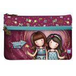Trousse d'�colier gorjuss fireworks bordeaux (23. 4 x 15. 5 x 1. 5 cm)