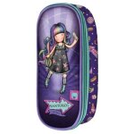 Trousse d'�colier - gorjuss - up and away - violet - polyester - zipp�e