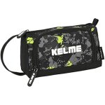 Trousse d'�colier kelme jungle noir gris citron 20 x 11 x 8. 5 cm - safta - enfant - mixte