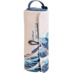 Trousse enroulable japanese art - 20, 5 x 8, 5 x 8, 5 cm - pour crayons de couleur, pinceaux, stylos