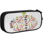 Trousse femme yeux collection cils, grande capacit� grande pochette porte - stylo