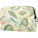 Trousse de maquillage de voyage, trousse de maquillage, pochette, sac a main avec fermeture eclair ? ...