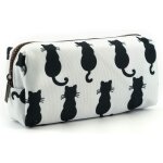 Trousse a motif chat noir, pour crayons ou maquillage, id�ale pour les enfants, les enseignants ou pour ...