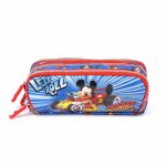 Trousse note - disney mickey mouse racers - bleu - taille unique
