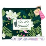Promotion ! trousse plate 'corsica' vert (ile de beaut�) - 22x18 cm