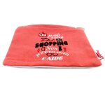 Promotion ! trousse plate coton 'messages' orange (oui je suis accro au shopping non je n'ai pas besoin ...