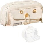 Trousse pliable grande capacit, trousses scolaire, trousse a crayons zppe en toile, trousses a crayons ...